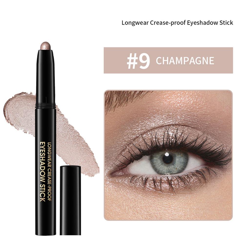 Shiny Cream Eyeshadow Stick, Long-lasting And Not Prone To Smudging. It Has A Glossy Highlighting Effect. Smooth Texture. Bright Colors