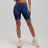 Women's athletic and fitness shorts, peach-shaped five-point pants, high-waisted elastic leggings for lifting buttocks, suitable for yoga.