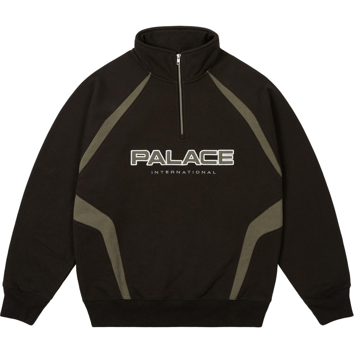 

Palace Топы унисекс черного цвета с застежкой-молнией 1/4 International P27CS213 M