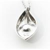 Used Unused grade TASAKI Tasaki Koya pearl necklace SILVER drop drop silver pearl pendant Tasaki pearl accessories