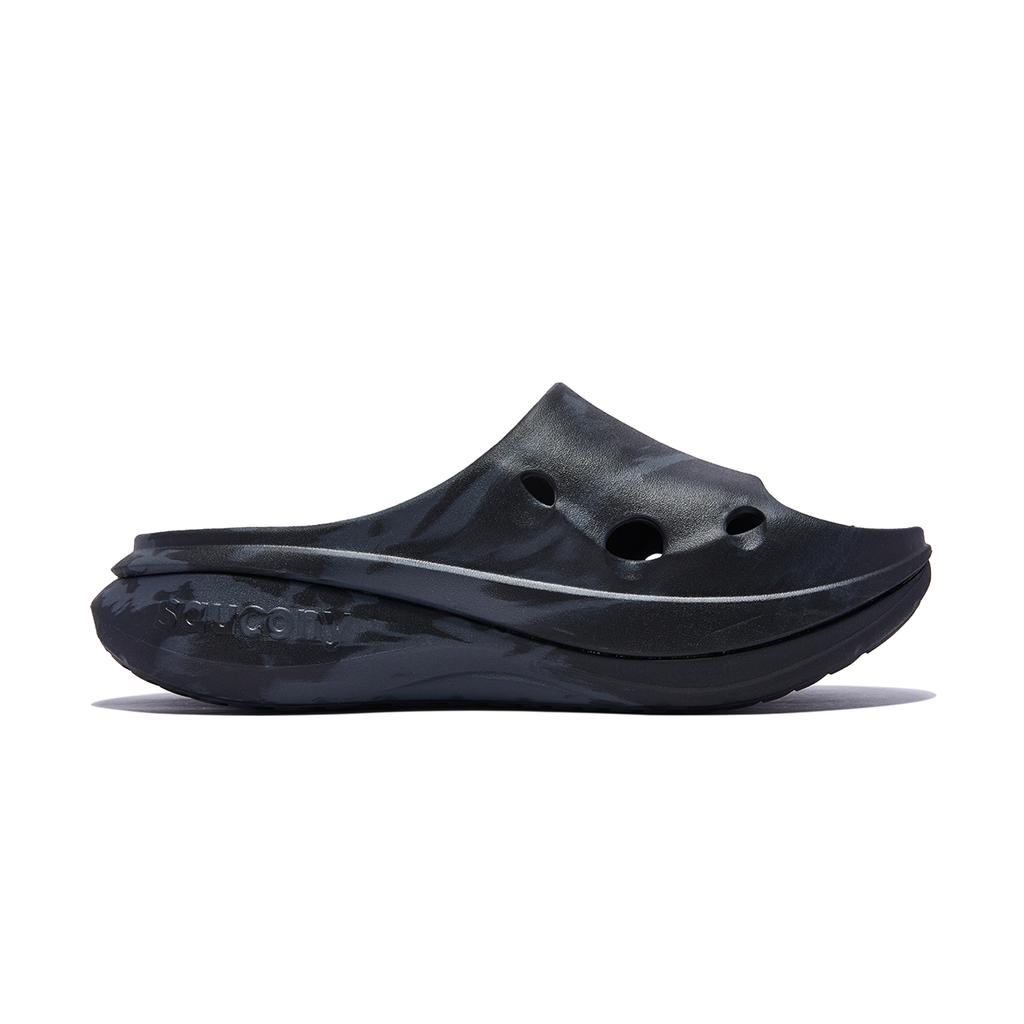 SAUCONY Cradle 3 Versatile Comfortable Slide Sandals Unisex Sandals Black Gray White S28283-6