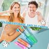 1/4pcs Folding Travel Toothbrush, Portable & Saves Space with Case, Soft Bristles for Camping Business Trips, Oral Care Kit