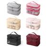 Toiletry Organizer Translucent Travel Cosmetic Bag Large-capacity Makeup Case