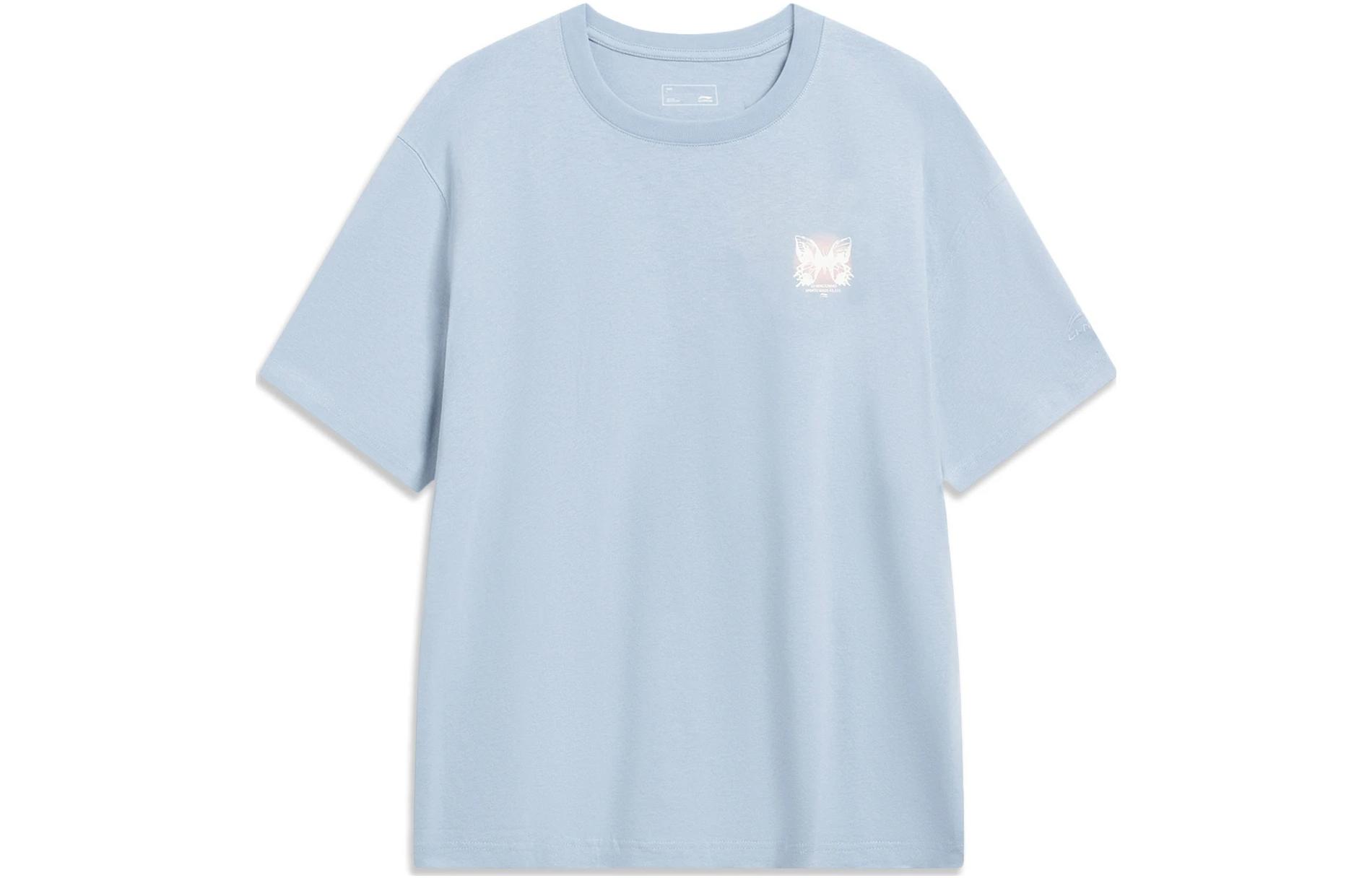Li Ning Sports Trendy Collection T Shirt Men s Celestial Blue AHST205-6 XL