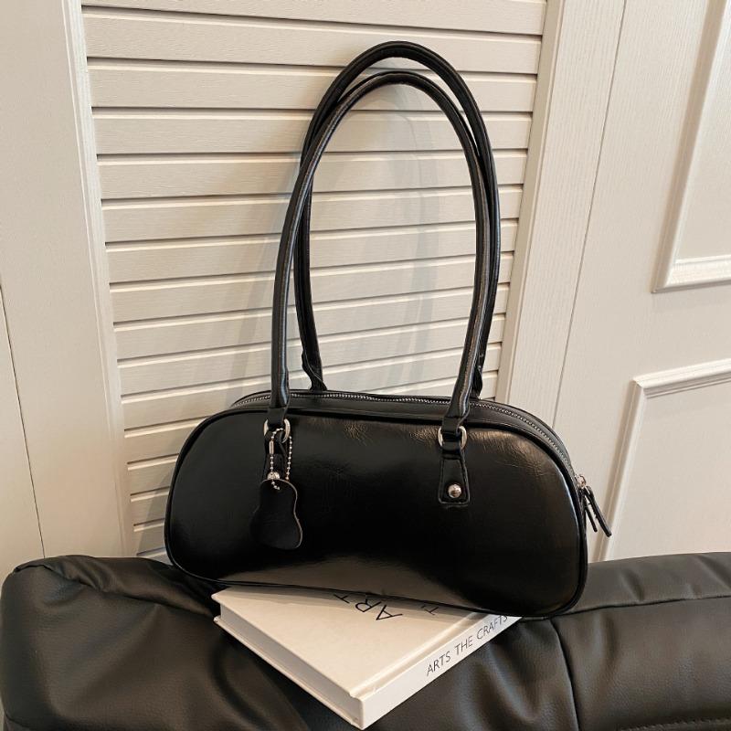 

Spring and summer new simple high-end underarm bag simple niche design shoulder bag чорний