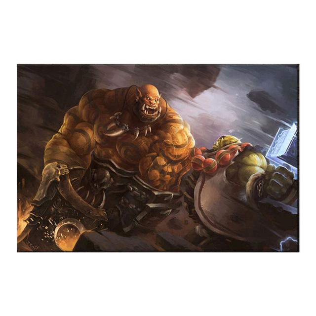 

Классическая популярная игра World of Warcraft, художественные плакаты и принты, холст, картина, настенное искусство, картина для мальчика, игровая комната, украшение для дома без рамки 21*30cm No Frame