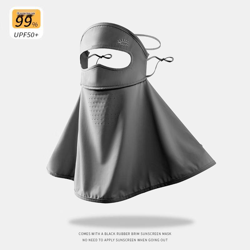 XIN SHENG XIANG Women's UV Protection Ice Silk Full Face Mask