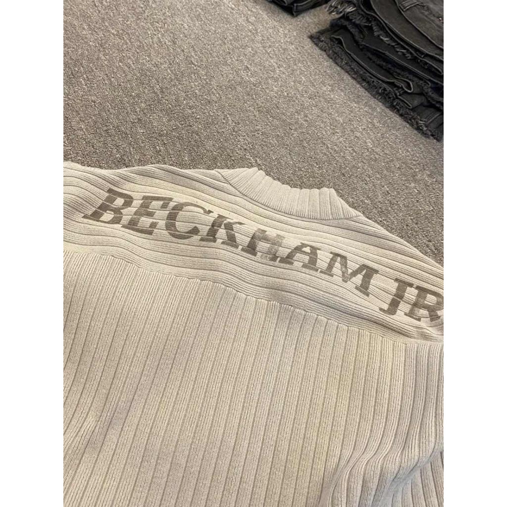 STREETRICH Retro American Loose Knitted Long Sleeve V-Neck Sweater Digital Print Versatile Top Trendy Fashionable Polyester Fiber