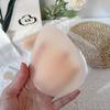 1 Pair Nipple Covers for Women, Teardrop Lift Silicone Pasties, Invisible No Show Reusable Sticky Bra for Backless Dress Clothes