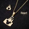 Thanksgiving Pendant Necklace & Earrings Set: Mother Holding Child, Stainless Steel Tree of Life Jewelry for Spring & Summer
