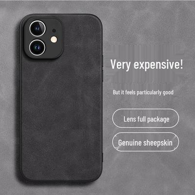 iPhone Protective Case for All Models – Lambskin Full Wrap for Men