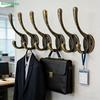 4/10Pcs Vintage Wall Hooks Zinc Alloy Hangers For Coats,Hats,Keys And Towels,Home Storage Decor Farmhouse Decor