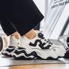 New Fashion Men 's Four Seasons Comfortable Thick Sole Shoes Students BoysTrending Soft Sole Breathable Casual Running Sneakers