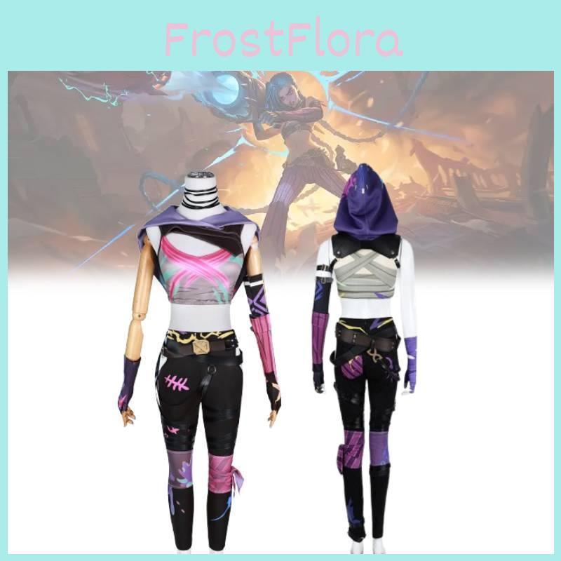 Entzückendes Lila Jinx Cosplay Kostüm aus Arcane League Of Legends für Gaming-Enthusiasten