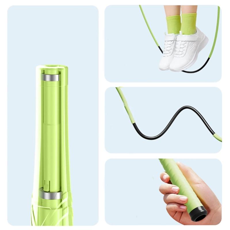 Speed Jump Rope with Rubber Handle for Workout School Home Sports, Childrens Jump Rope Skipping Rope with Nonslip Handle
