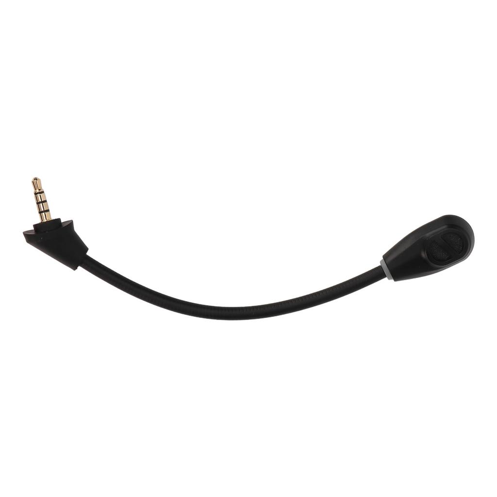 Replacement Headset Microphone Noise Cancelling 3.5mm Detachable Headphone Mic for Kingston HyperX Cloud Alpha