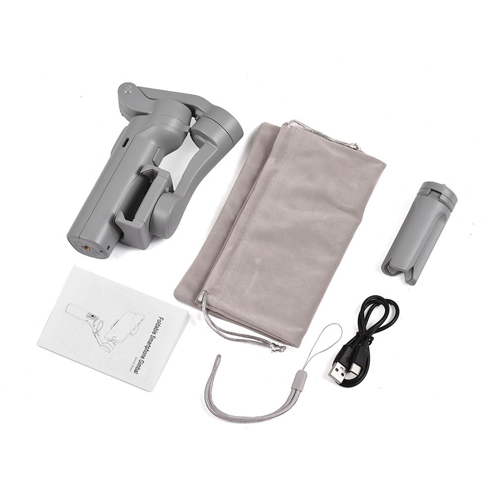 

F5 Handheld Stabilizer 3-Axis Motorized Gimbal with Face TrackingIdeal for short videos and VLOG Portable and collapsible сірий