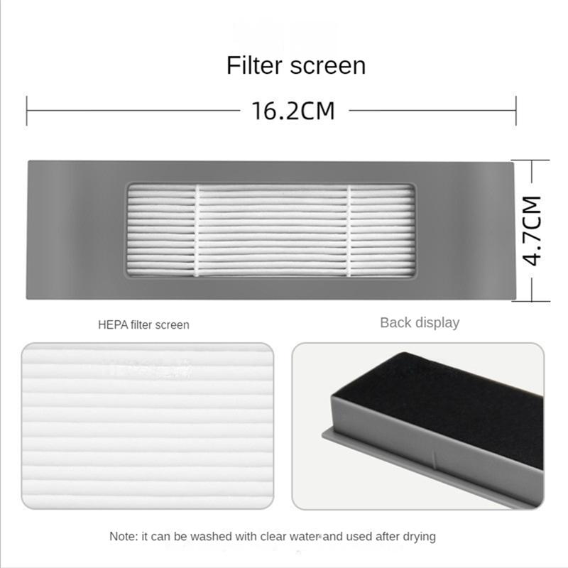 A65T-Vacuum Cleaner Main Brush Side Brush Hepa Filter Mop Cloth Accessories For Ecovacs Deebot OZMO 920 950 T5
