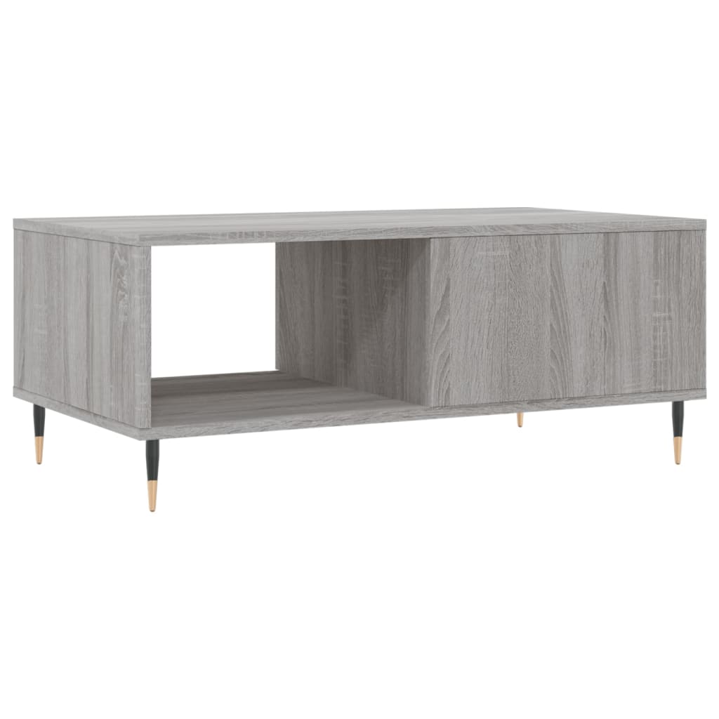 Coffee Table, Grey Sonoma Oak 90x50x36.5 Cm, Wood-based