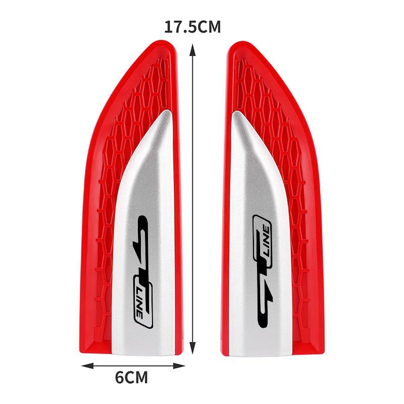 Car Side Door Blade Stickers Fender For KIA GT LINE K2 Sportage Stinger Sorento Ceed soul sorento VENGA KX5 K3 K4 K5 Accessories