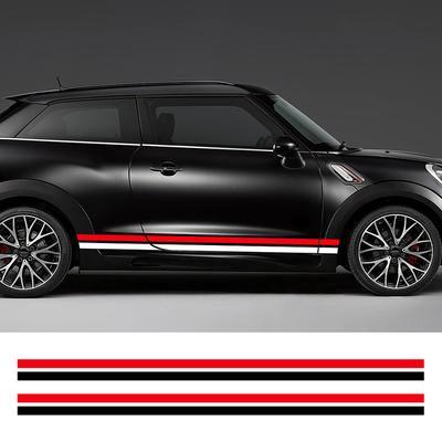 Autocollant de voiture, bande latérale, accessoires de tuning pour Mini Cooper S JCW R55 R56 R60 R61 F54 F55 F56 F60 Countryman