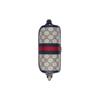 Gucci Ophidia Double G Logo Adjustable Shoulder Strap Magnetic Flap Zipper Closure Canvas And Leather Trim Messenger Bag Mini 772239-FACUK-4047