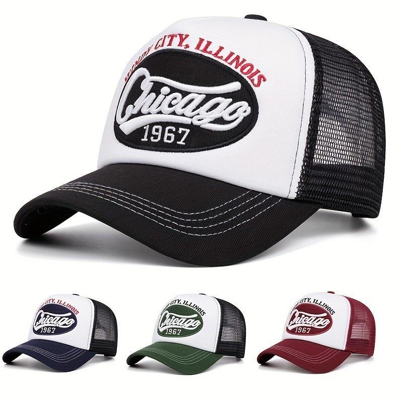 Color Matching Hat Eye Shade Net Spring And Summer Hip Hop Sub Outdoor American Men'S And Women'S Truck Letter Embroidered Baseball Cap