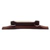 Archtop Guitar Rosewood Bridge with Bone Saddles Guitar Height Adjustable Mandolin Parts for Long Lasting Durability
