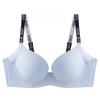 Seamless Lingerie Women's Soft Steel Rims Thin Bra Anti-sagging Full-cup Fashionable Letter Bra Push Up Bra