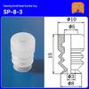 Triple-Layer Vacuum Release Silicone Nozzle for Robotic Arm