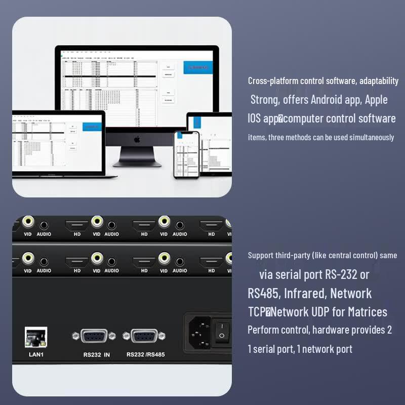 HuiDu Professional HD Modular Video Matrix Switcher (CN version)