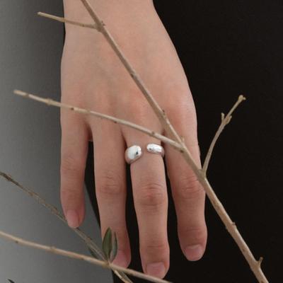 Another Layer Flora Ring (silver925)(2color)