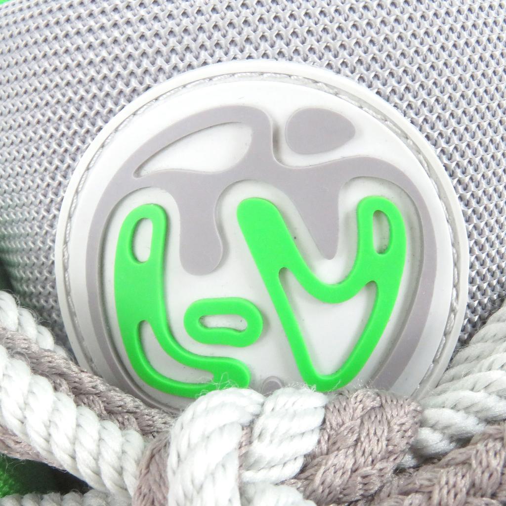 Excellent LOUIS VUITTON Low Cut Sneakers LV Skate Line Dadd Sneakers Gray Leather Mens 9.5 Used