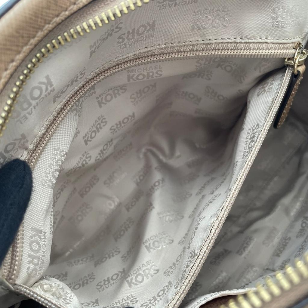 Used Michael Kors 2-Way Handbag/Shoulder BagHandbag beige leather Women