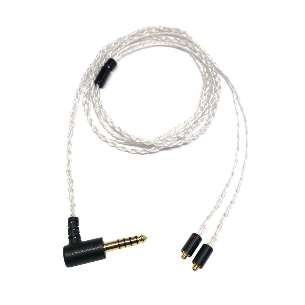 WiseTech NOBUNAGA Labs Kagura [4.4mm 5 pole balanceMMCX] Silver