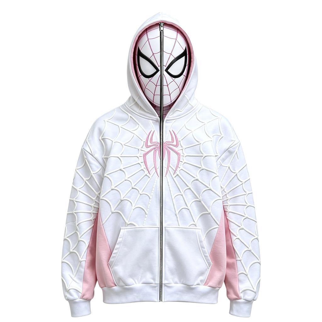 Funny Face Print Pullover Hoodie for Adults and Kids - Long Sleeve Athletic Casual Shirt