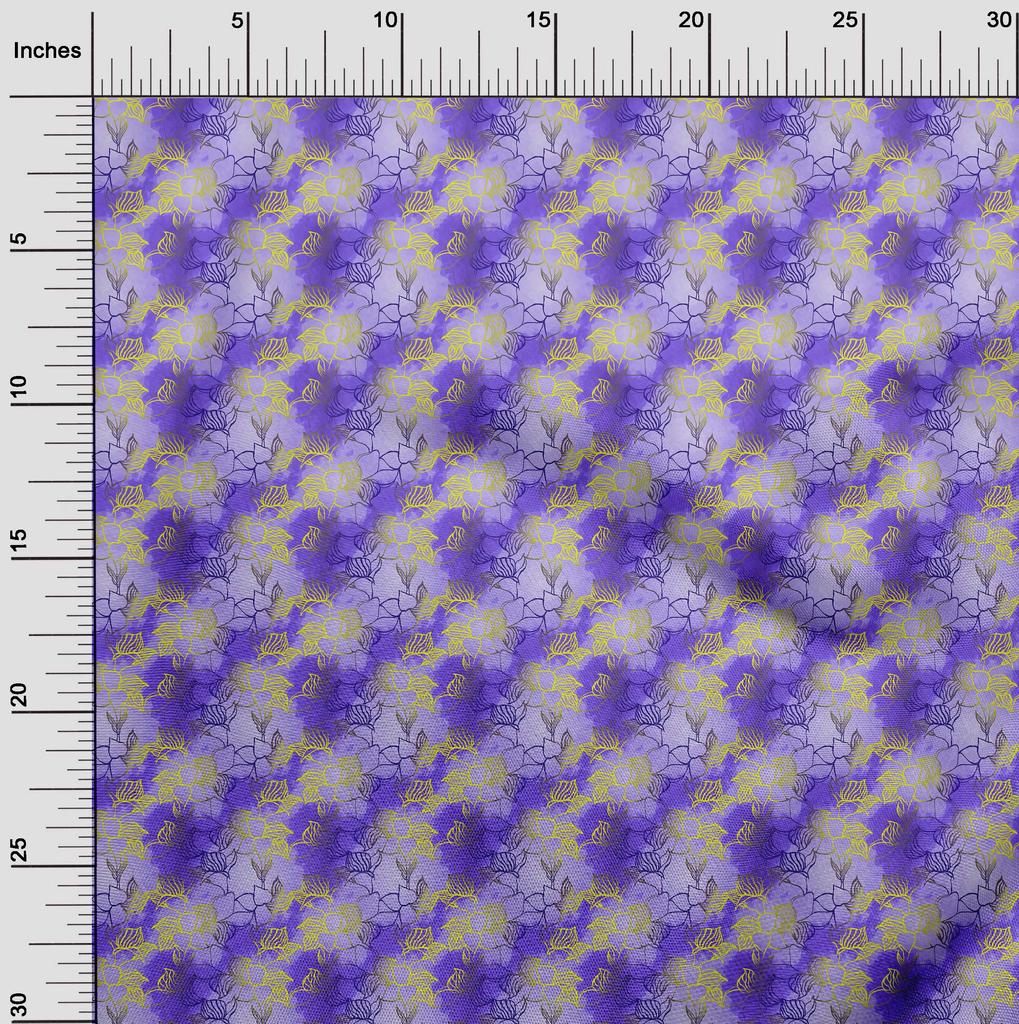 oneOone Cotton Flex Pear Green Fabric Leaves Craft Projects Decor Fabric Printed By The Yard 40 Inch