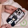 Anime O-Oshi No K-Ko Magnetic Wireless Charge Phone Case For IPhone 14 13 12 11 15 16 17 Pro Max Magnetic Cover
