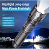 Powerful Xhp50 Led Flashlight With Usb Rechargeable Feature Ideal For Outdoor Camping And Emergency Situations