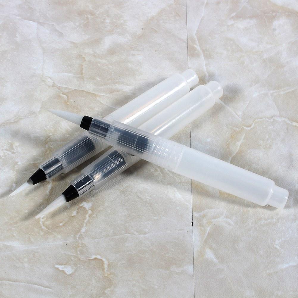 3pcs Water Ink Brush Pen for Watercolor Calligraphy Painting Tool Set