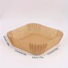 50pcs Non-Stick Air Fryer Liners - Square Paper Liners for Healthier Cooking - Ideal for Baking, Roasting, and Microwave Cooking - Easy Cleanup