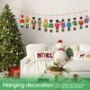 12Pcs/set Christmas Tree Pendant Decoration Nutcracker Soldier Ornaments DIY Banner New Year  Party Navidad Natal Xmas Gift
