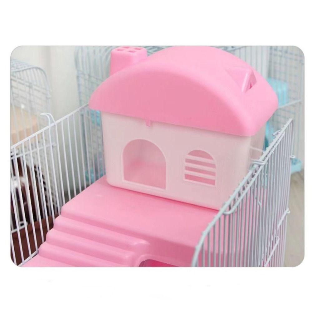 Feeding Bottle Hamster Double-storey Villa Ventilation Hamster Nest Pet Castle Cage  Pet House