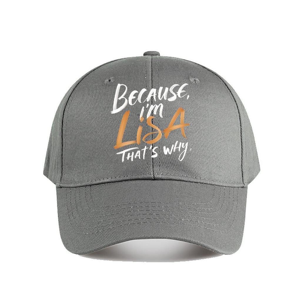 Lisa Quote Graphic Baseball Cap Fashion Unisex Sunhat Womens Outdoor Sports Snapback Cap