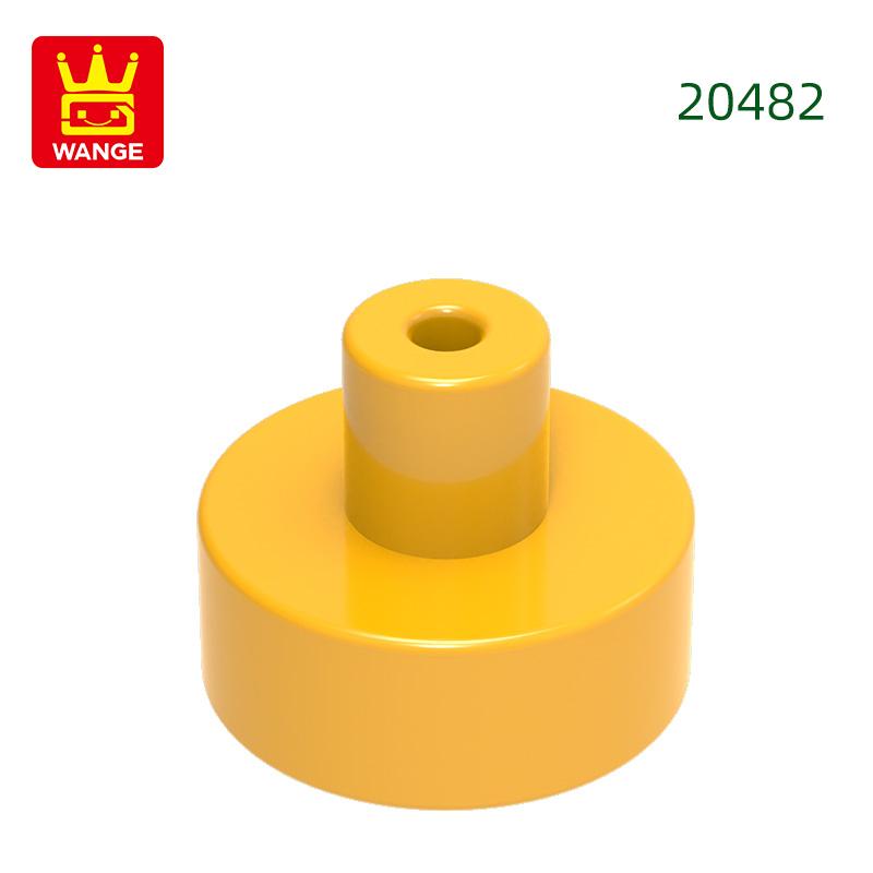Non-Toxic 763Pcs/Lot 20482 Round 1 X 1 With Bar And Pin Block Moc Color Accessories Compatible With Brick Diy Children Toy Assembly