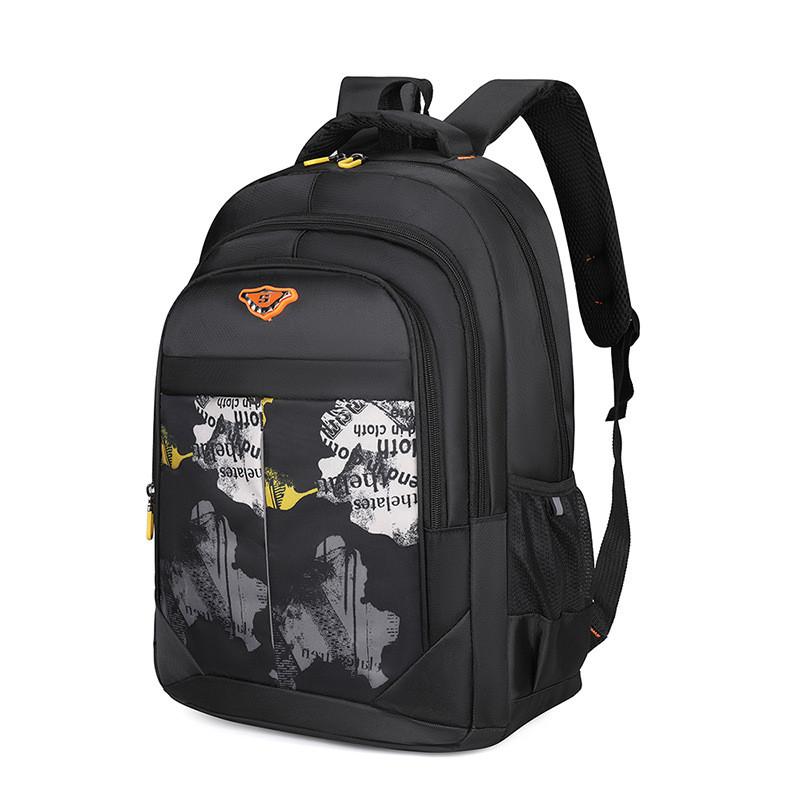

Oxford Fabric Men And Women Backpack With Breathable Design For Daily Use помаранчевий