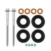 For Ford Transit Mk7 2.2 TDCi Diesel Injector Seal Kit & Injector Clamp Bolts 095000-5810 095000-7060 6C1Q9K546AC / 6C1Q9K546BC