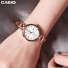 Casio SHEEN Star Internet Celebrity Versatile Date Display Waterproof Business Quartz Movement Genuine Leather Strap Japanese and SHE-4536PGL-7BUPRD
