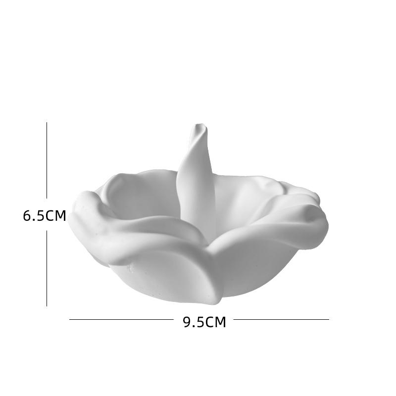 Jewelry Display Frame Creative Plaster Flower Shape Tabletop Ornaments Jewelry Decoration Display Photography Props