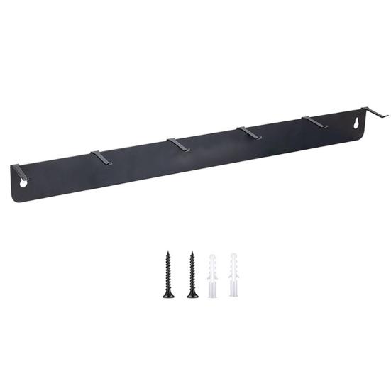 Stainless Steel Detailing Brush Holder Wall-Mounted Storage Rack 6-Hook Organizer for Car Detailing Tools